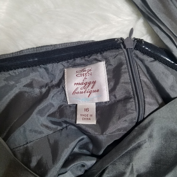 Suzy Chin for Maggy Boutique Silk Halter Dress 16 - Picture 6 of 10